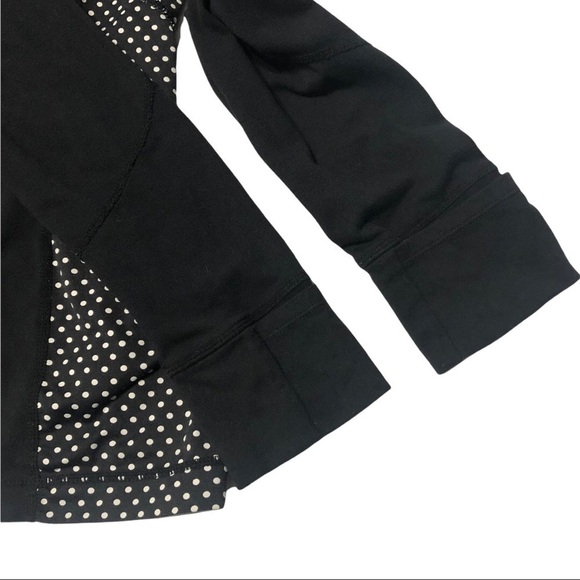 LULULEMON 1/2 Zip Pullover in Black Polka Dot - Picture 4 of 7